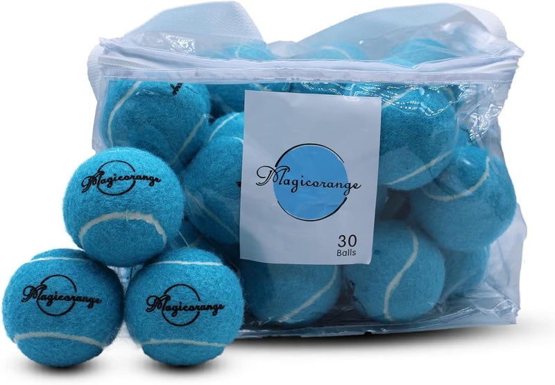 Magicorange Tennis Balls, 30 Pack Advanced Training Tennis Balls Practice Ball, Pet Dog Playing Balls,Good for Beginner Training Ball - Image 1